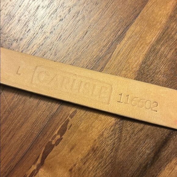 Vintage Carlisle Snakeskin (?) Leather Belt with Gold and Silver Buckle - L main image 5